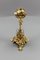 French Rococo Style Candlestick in Bronze, 1920s 1