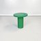 Italian Post-Modern Decorative Round Tables in Green Glazed Ceramic, 2000s, Set of 2 2