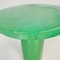 Italienische Runde Postmoderne Dekorative Tische aus Grün Glasierter Keramik, 2000er, 2er Set 7