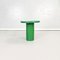 Tavolini rotondi decorativi postmoderni in ceramica smaltata verde, Italia, inizio XXI secolo, set di 2, Immagine 3