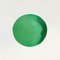 Tavolini rotondi decorativi postmoderni in ceramica smaltata verde, Italia, inizio XXI secolo, set di 2, Immagine 4