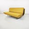 Italian Yellow Sofa Bed with Black Metal Legs, 1960s, Image 2