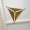 Italian Mid-Century Modern Pyramid Metal and Parchment Chandelier, 1960s 5