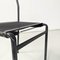 Italian Modern Cafe Chairs in Black Rubber and Metal by Philippe Starck for Baleri, 1980s, Set of 12 10