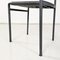 Italienische moderne Cafe Stühle aus schwarzem Gummi & Metall von Philippe Starck für Baleri, 1980er, 12er Set 16