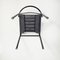 Italian Modern Cafe Chairs in Black Rubber and Metal by Philippe Starck for Baleri, 1980s, Set of 12 18