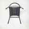 Italian Modern Cafe Chairs in Black Rubber and Metal by Philippe Starck for Baleri, 1980s, Set of 12, Image 18