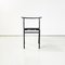 Italian Modern Cafe Chairs in Black Rubber and Metal by Philippe Starck for Baleri, 1980s, Set of 12 2