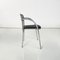 Italienische moderne Alisea Stühle aus schwarzem Skai von Lisa Bross für Studio Simonetti, 1980er, 4er Set 4