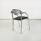 Italienische moderne Alisea Stühle aus schwarzem Skai von Lisa Bross für Studio Simonetti, 1980er, 4er Set 5