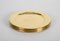 Mid-Century Italian Round Brass Charger Plates, 1970s, Set of 6, Image 2