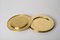Mid-Century Italian Round Brass Charger Plates, 1970s, Set of 6 6