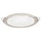 19th Century Victorian Oval Silver-Plated Tray 1