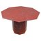 Italian Modern Sculptural Octagonal Shaped Dining Table in Marble, 1970s, Image 1