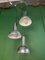 Italienische Pilz Deckenlampe aus Chrom, 1960er 3