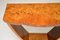 Mesas consola Art Déco de madera nudosa de nogal, años 30. Juego de 2, Imagen 7