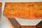 Mesas consola Art Déco de madera nudosa de nogal, años 30. Juego de 2, Imagen 9