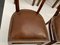 Art Deco Chairs in Walnut Root with Leather Seats, 1940s, Set of 6 10