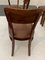 Art Deco Chairs in Walnut Root with Leather Seats, 1940s, Set of 6 9