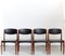 Mid-Century Dining Chairs by Grete Jalk for Glostrup, 1960s, Set of 4 1