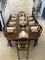 Victorian Figured Mahogany Extending Dining Table, 1850s 9