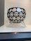 Italienische handgefertigte italienische Vase aus schwarzem Kristallglas von Simoeng 4
