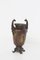 Large Art Nouveau Painted Bronze Vase, 1920s, Image 1