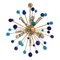 Murano Style Glass Sputnik Multicolors Italian Handmade Chandelier from Simoeng 1