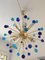 Lámpara de araña Sputnik italiana de cristal de Murano hecha a mano de Simoeng, Imagen 7