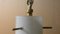Lámpara colgante italiana de opalina y latón de Artiluce, años 50, Imagen 5