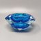 Large Blue Bowl or Vide Poche by Flavio Poli for Seguso, 1960s 1