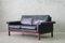 Mid-Century Finnish Leather and Rosewood Sofa from Asko, 1960s 3