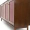Wooden Sideboard with Faux Leather Doors by Dino Frigerio for Frigerio, 1960s 8