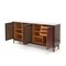 Wooden Sideboard with Faux Leather Doors by Dino Frigerio for Frigerio, 1960s 7