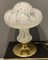 Lámpara de mesa grande de cristal de Murano, años 70, Imagen 2