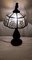 Lámpara de mesa alemana Art Déco con base de roble, años 20, Imagen 9
