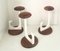 Teak Wall Hooks from Schönbuch, 1970s, Set of 3 3