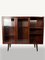 Danish Cupboard in Rosewood with Two Partial Glass Doors, 1960s 1