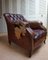 Gentlemans Armchair in Distressed Leather, 1840s 5
