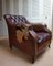 Gentlemans Armchair in Distressed Leather, 1840s, Image 5