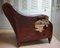 Gentlemans Armchair in Distressed Leather, 1840s, Image 17