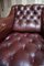 Gentlemans Armchair in Distressed Leather, 1840s, Image 14