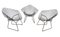 Diamond Chairs in the style of Harry Bertoia for Knoll International, Set of 3 1