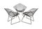 Diamond Chairs in the style of Harry Bertoia for Knoll International, Set of 3 2