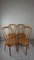 Wooden Chairs from ZPM Radomsko Poland, Set of 4 1
