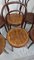 Curved Wooden Bistro Chairs, 1950s, Set of 6 5