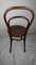 Curved Wooden Bistro Chairs, 1950s, Set of 6 6