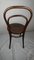 Curved Wooden Bistro Chairs, 1950s, Set of 6, Image 6