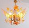 Italian Murano Glass Chandelier attributed to Franco Luce for Seguso, 1970s, Image 4