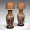 Art Deco Chinese Ceramic Table Lamps, 1940s, Set of 2 2